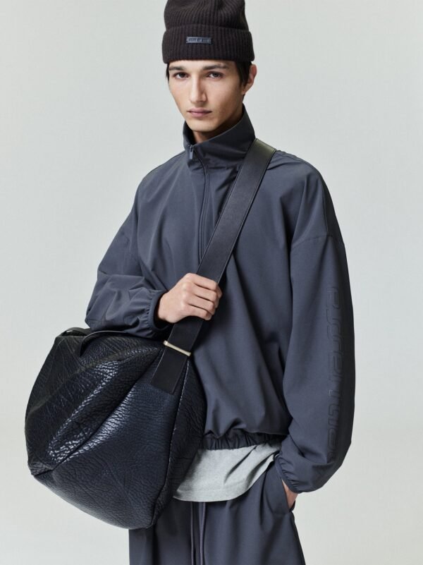 Tech Nylon Half Zip Track Jacket