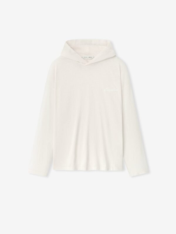 Womens Embroidered Classic Hooded Long Sleeve