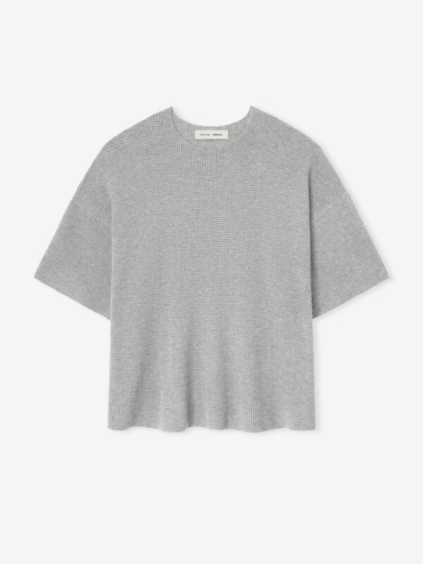 Waffle Short Sleeve Sweater