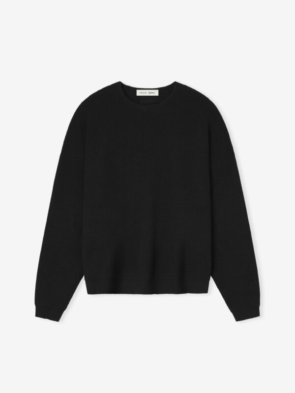 Waffle Crewneck Sweater