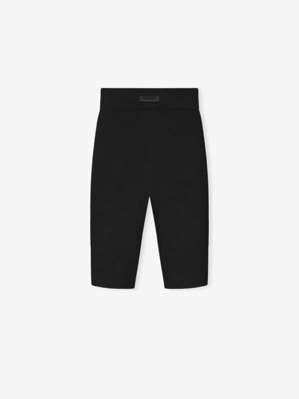 Womens Rib Knit Biker Short