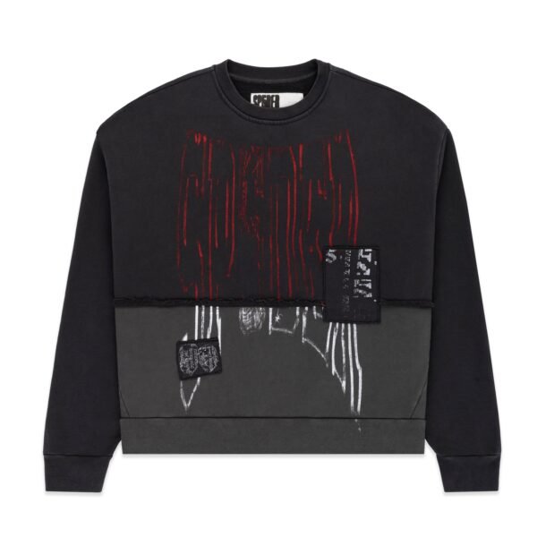 DIFFUSED COLLEGIATE CREWNECK