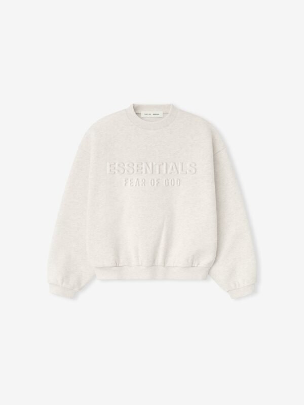 Kids Embossed Classic Crewneck Sweatshirt