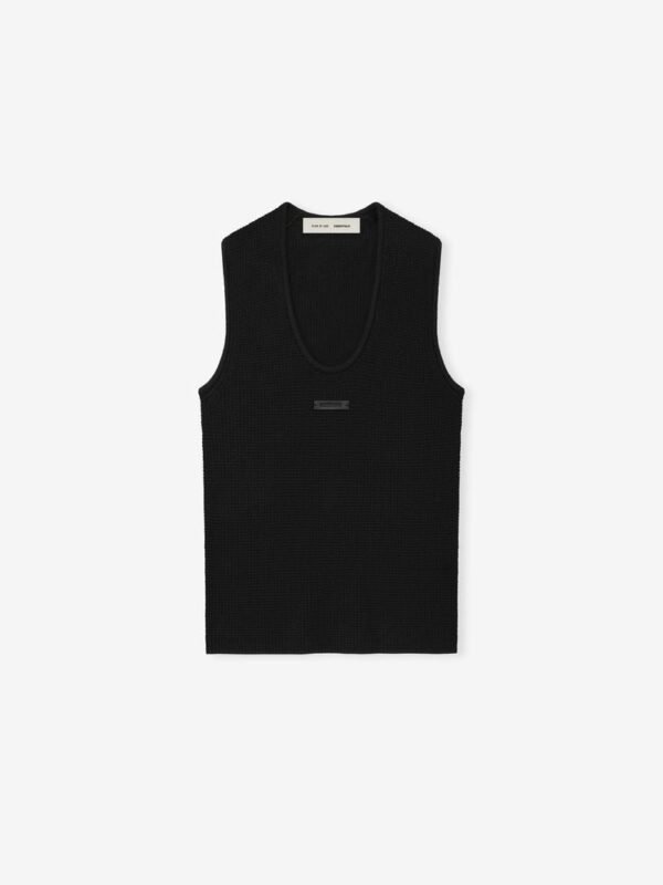 Womens Waffle Tank