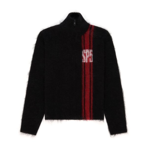 RALLY KNIT ZIP SWEATER