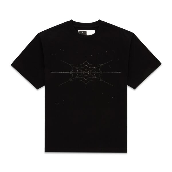 RHINESTONE SILK TEE