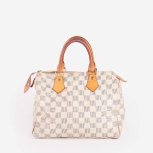 LOUIS VUITTON Damier Azur Speedy 25 Hand Bag SP2047 - Cap N Wrap