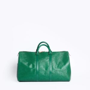 LOUIS VUITTON Epi Keepall 50 Boston Bag Green VI0934 - Cap N Wrap