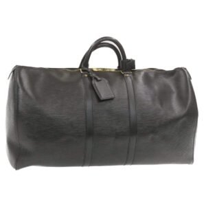 Louis Vuitton Epi Keepall 55 Boston Bag Black - Cap N Wrap