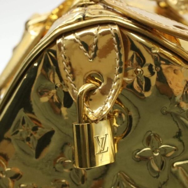 LOUIS VUITTON Monogram Gold Mirror Speedy 35 - Cap N Wrap