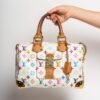 LOUIS VUITTON Monogram Murakami White Speedy 30 Hand Bag SP0013 - Cap N Wrap